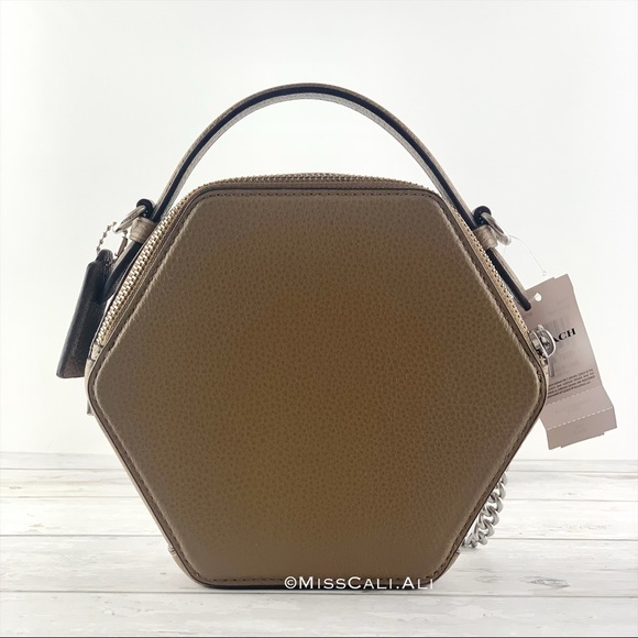 NWT COACH X Jean Michel Basquiat Hexagonal Crossbody Bag - Picture 11 of 16